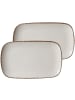 Ritzenhoff & Breker 2er Set Platten Casa in 33 x 20 cm in Beige