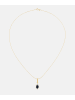 Diamant L'éternel Kette mit Anhänger, mit schwarzer Saphir, 375 Gelbgold
