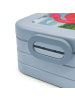 Mr. & Mrs. Panda MEPAL Bentobox Flamingo Stolz Design mit Spruch in Blau Pastell