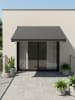 SONGMICS Gelenkarmmarkise Sheld in Grau - (B)200 x (H)1 x (T)250 cm