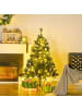 HOMCOM Weihnachtsbaum in Grün 112L x 112B x 180H cm