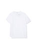 Hugo Boss V-Kragen T-Shirt für Herren in white