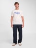 Hummel T-Shirt Hmlpulse Lebensstil Herren in WHITE/SURF THE WEB