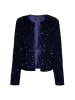 faina Damen Jacke Mit Pailletten in Marine
