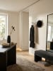 KADIMA DESIGN Silberne Metall-Wandgarderobe, 12 Haken, 60x19x10 cm, Handarbeit