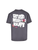 DEF T-Shirt "Def Happy T-Shirt" in Grau