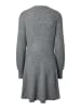Pieces Strickkleid in Medium Grey Melange