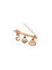 NAEMI Women Brooch in Rose Gold White