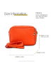 Florence Florence Umhängetasche Leder orange ca. 22cm