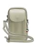 Florence Florence Umhängetasche, Handtasche Leder beige ca. 12cm