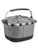 KLICKfix reisenthel Carrybag GT 21 - Gepäckträgerkorb (Racktime) in twist silver