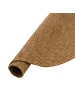 Snapstyle In- & Outdoor Flachgewebe Teppich Porto Rund in Braun