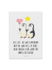 Mr. & Mrs. Panda Kondolenzkarte Eltern Sternenkind mit Spruch in Weiß