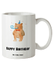 Mr. & Mrs. Panda XL Tasse Bär Geburtstag mit Spruch in Weiß