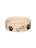 Ritzenhoff & Breker Futternapf Mika Dog in Beige ø 14 cm in beige