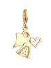 Nenalina Charm 925 Sterling Silber Engel in Gold