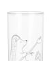 Mr. & Mrs. Panda Wasserglas Igel Grillen ohne Spruch in Transparent
