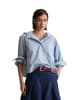 Marc O'Polo DENIM Kapuzen-Streifenbluse relaxed in Light Blue