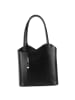 Florence Florence Schultertasche, Rucksack Leder schwarz ca. 28cm