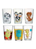 Ritzenhoff & Breker 6er Set Kindergläser Hoftiere und Monsterchen 205 ml in bunt