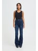 Pulz Jeans PZBECCA regular fit in Dark Blue Denim