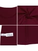 Alkato Alkato Damen Langarm Longshirt Langarmshirt in weinrot