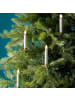 MARELIDA LED Weihnachtskerzen Lichterkette 20 Baumkerzen L: 9,5m in weiß