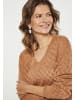 Usha Damen Pullover in KAMEL