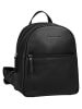 Bruno Banani Rucksack echt Leder in schwarz