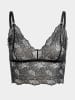 Erlich Textil  Classy Lace Spitzen Bralette Top aus recyceltem Polyamid - verstellbare Träger in schwarz
