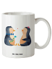Mr. & Mrs. Panda Riesenkaffeetasse Pinguin Pärchen ohne Spruch in Weiß