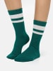 Nur Die  Freizeitsocken Statement Socken mit Stickerei in Mix grün