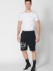 KOROSHI Bermuda Jogger in schwarz
