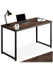 tectake Schreibtisch Flint Höhe 76,5 cm, Industrial Holz dunkel, rustikal