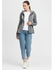 Oxmo Kapuzensweatjacke in grau