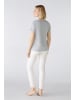 Oui T-Shirt CARLI 100% Bio-Baumwolle in light grey