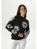 Aniston SELECTED Strickpullover in schwarz-weiß