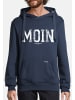 Salzhaut Hoodie für Herren in marineblau