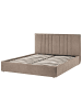 Beliani Doppelbett TARASCON in Beige - (W) 178 x (H) 103 x (L) 214 cm