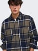 ONLY & SONS Overshirt in Navy Blazer 1