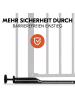 Hauck Türschutzgitter Clear Step Autoclose 2 - in schwarz