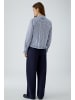 Oui Hemdbluse in white blue