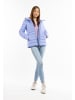myMo Damen Wattierte Winterjacke in Violettblau