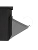 relaxdays Faltbarer Sitzhocker in Schwarz - 38 x 38 cm