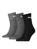 Puma Socken 6er Pack in Weiß/Grau