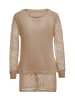 lurea Damen Strickpullover in Taupe