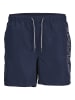 Jack & Jones Bade-Shorts 'Fiji' in dunkelblau