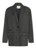Kaffe Blazer KAvilda Oversize fit in Dark Grey Melange Pinstripe