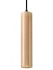 Nice Lamps Hängeleuchte BAKARI 1 Natural Holz Tube Minimalistisch Loft (H)105cm ø8cm