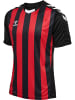 Hummel Hummel Das Hmlcore Xk Striped Jersey S/S Bietet Hervorragenden Komfort Dank Des Interlock-Gewebes, Das Viel Dehnbarkeit Und Bewegungsflexibilität Bietet. in BLACK/TRUE RED